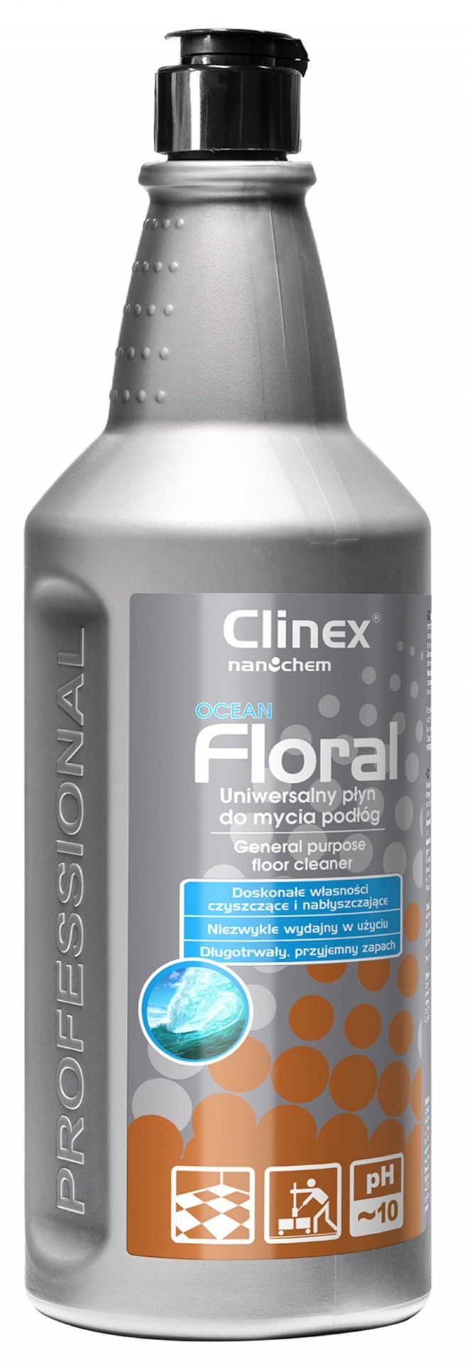 Płyn Uniwersalny Do Podłóg Floral Ocean 1L CL77890 Clinex