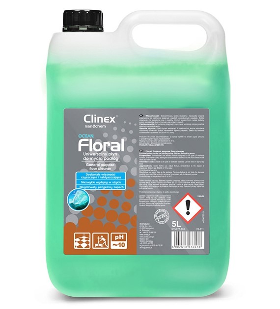 Płyn Uniwersalny Do Podłóg Floral Ocean 5l CL77891 Clinex