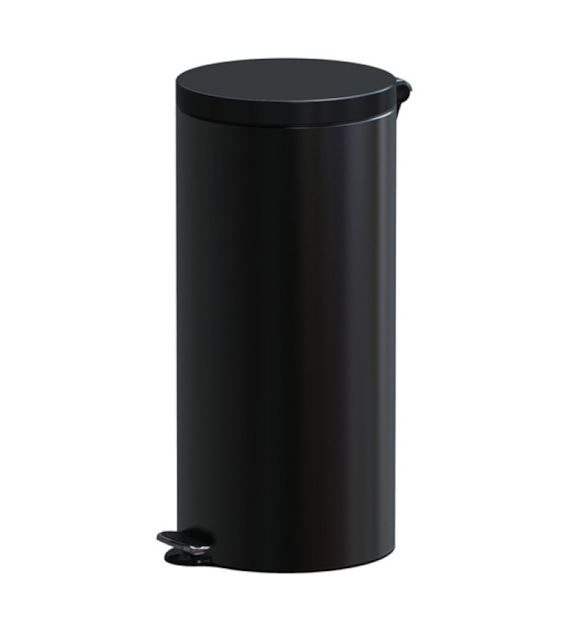 Kosz Na Śmieci Alda Freedom Fresh 30L Stal Powlekana Organicznie Czarny AF614A-05