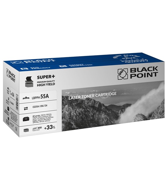 Toner Z HP 55A CE255A P3015D,P3015DN,P3015X 8000s Black Point