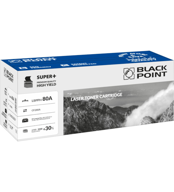 Toner Z HP 80A LJ Pro400, M401dw, dn,d,a; M425dn, dw Czarny Black Point