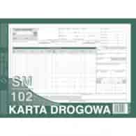 Druk Karta Drogowa A4 SM-102 801-1 Nienumerowana Michalczyk i Prokop