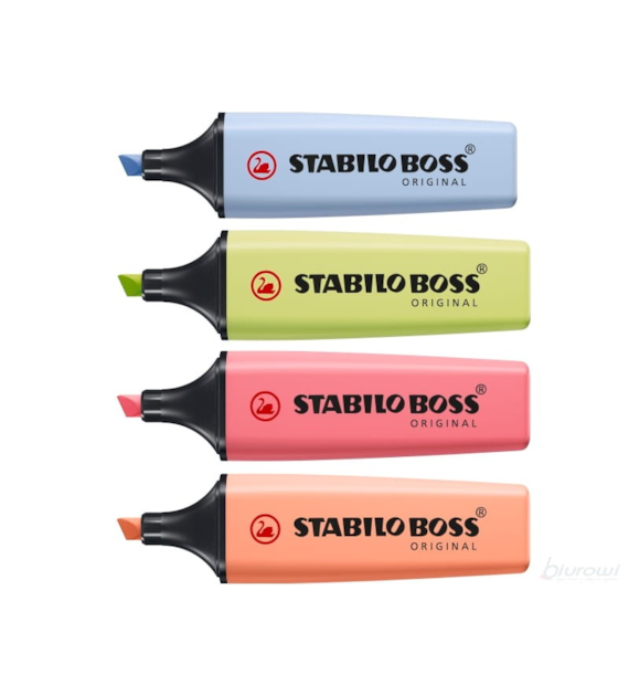 Zakreślacz Stabilo Boss 70 Etui 4szt.Pastel 70/4-3