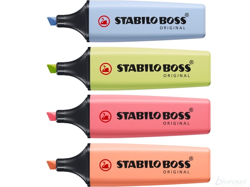 Zakreślacz Stabilo Boss 70 Etui 4szt.Pastel 70/4-3