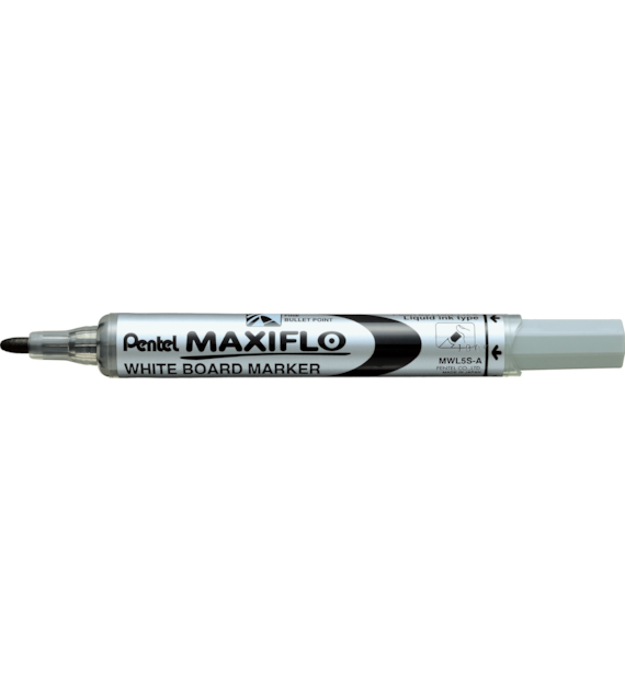 Marker Pentel Maxiflo suchościeralny MWL5SA czarny