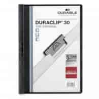 Skoroszyt A4 Z Klipsem Duraclip 30 295800 Czarny Durable