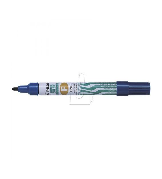 Marker Permanentny SCA-F Fine Okrągły Pilot Niebieski