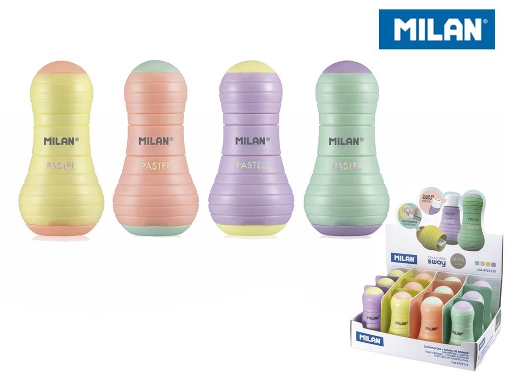 Temperówko-Gumka Sway Pastel 4723112 Milan