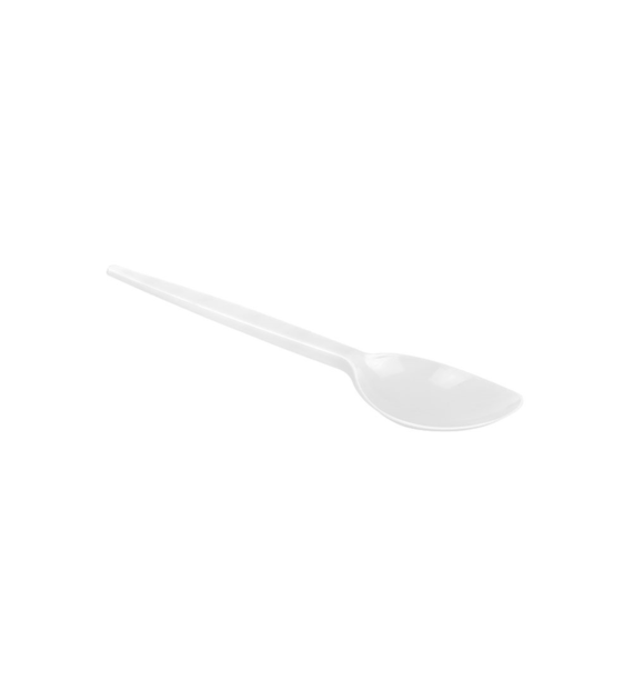 Łyżka plastikowa Wielokrotnego Użytku Biała 160mm opk 100szt 0500 Bittner Bordeks