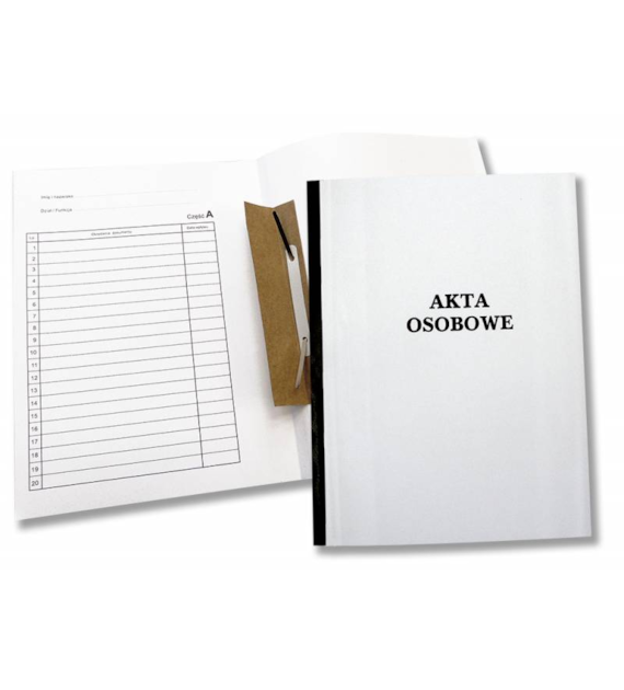 Teczka Do Akt Osobowych Papierowa harmonijka A4 1824-339-024 Warta