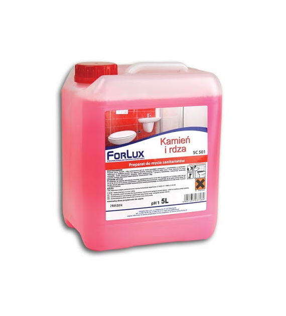 Preparat Do Mycia Codziennego Sanitariatów Forlux Kamień i rdza 5L. SC501