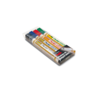 Zestaw markerów suchościeralnych MW85-4w Etui opk 4szt Pentel