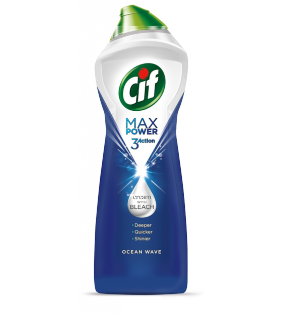 Mleczko Do Czyszczenia Cif 1001 ml z Wybielaczeml Max Power Ocean