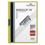 Skoroszyt A4 Z Klipsem Duraclip 30 220005 Zielony Durable