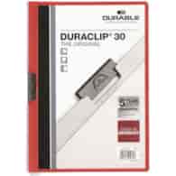 Skoroszyt A4 Z Klipsem Duraclip 30 220003 Czerwony Durable