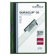 Skoroszyt A4 Z Klipsem Duraclip 30 220032 C.Zielony Durable