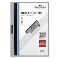Skoroszyt A4 Z Klipsem Duraclip 30 220010 Szary Durable