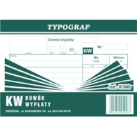 Druk KW A6 01048 Typograf