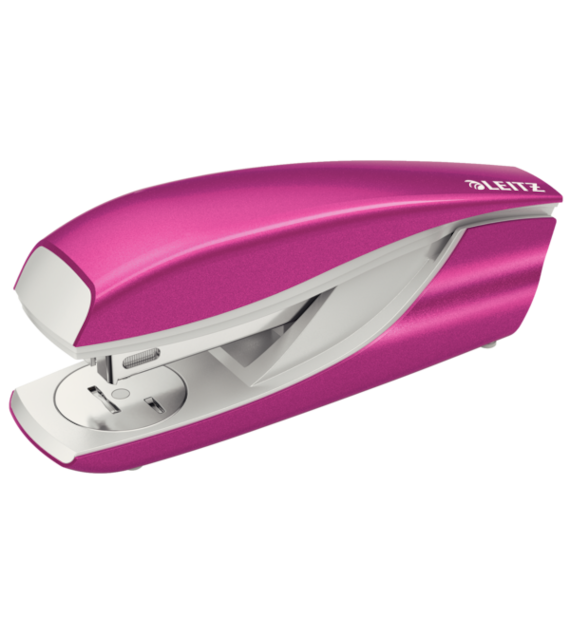 Zszywacz Leitz  Do 30k 24/6 Średni Metalowy Wow 5502 Różowy