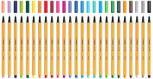 Cienkopis Stabilo Point 88/24 Żółty cytrynowy