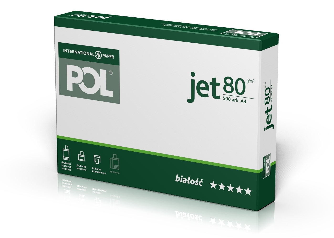 Papier Xero A4 80g Poljet