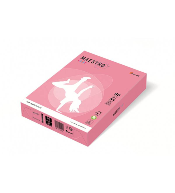 Papier Xero A4 80g 500szt Maestro Color OPI74 Blady Róż