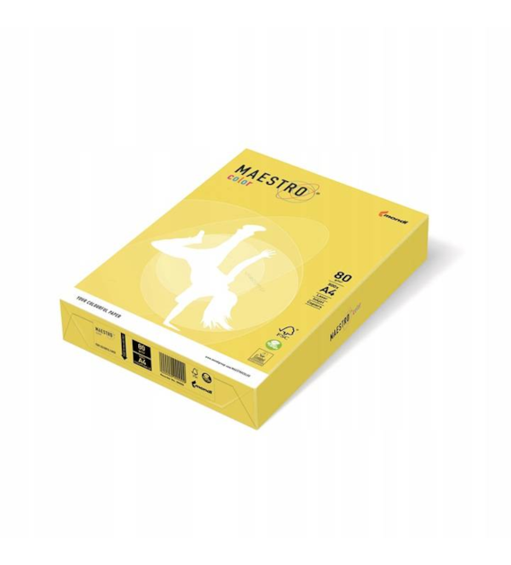 Papier Xero A4 80g 500szt Maestro Color CY39 Kanarkowy