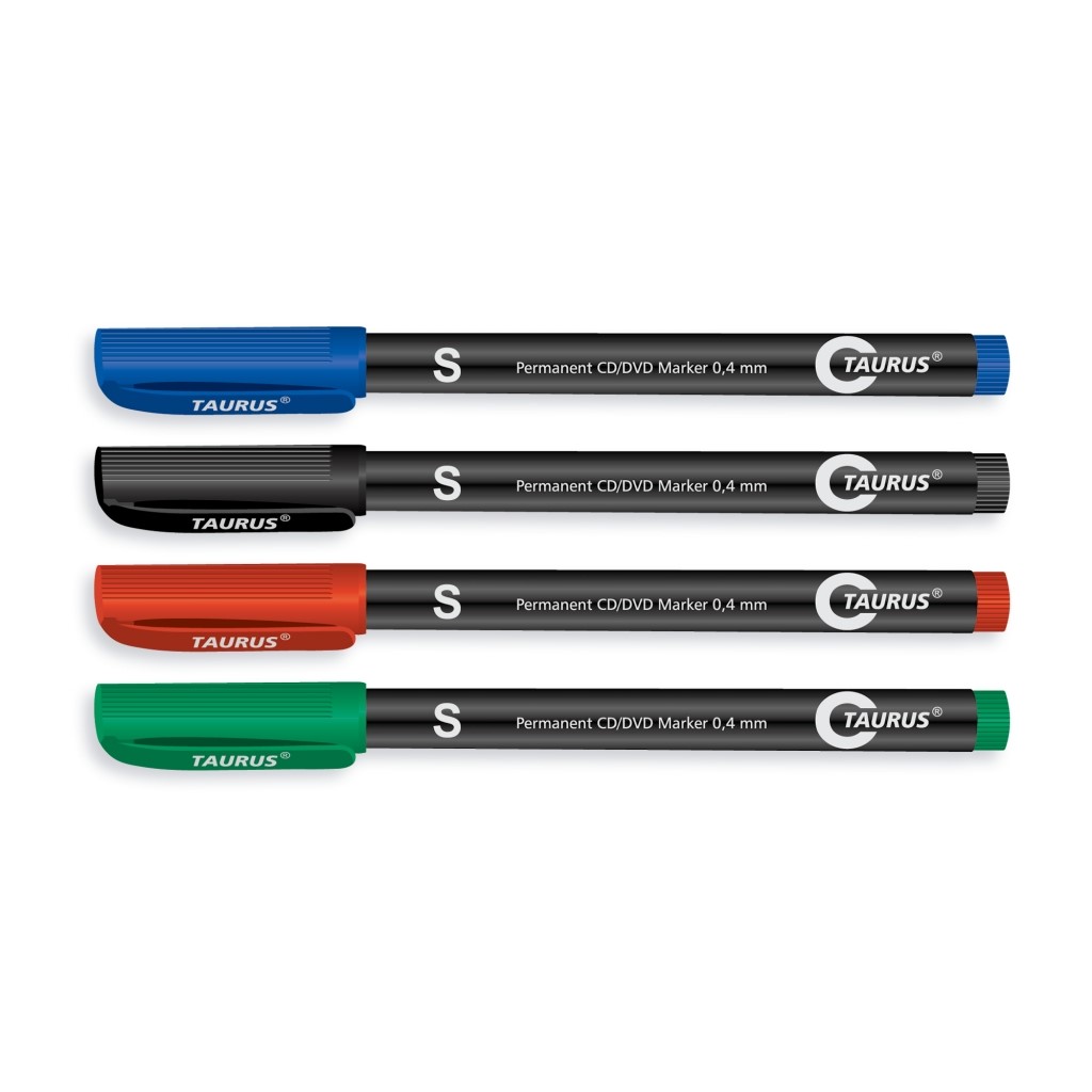Marker Do Płyt Taurus CD DVD S 0,4mm TCD-03 Niebieski