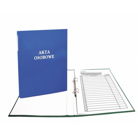 Segregator Do Akt Osobowych Warta Z Zamkiem 1824-339-063 Niebieski