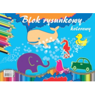 Blok rysunkowy A3 kolorowy Poligraf