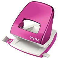 Dziurkacz Leitz Wow Metalowy Duży Do 30k 5008 Różowy
