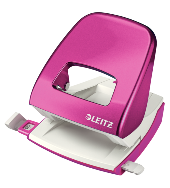 Dziurkacz Leitz Wow Metalowy Duży Do 30k 5008 Różowy