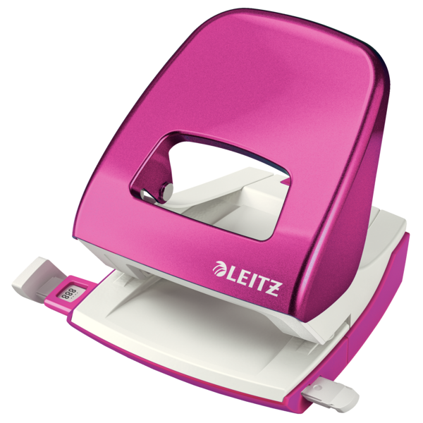 Dziurkacz Leitz Wow Metalowy Duży Do 30k 5008 Różowy