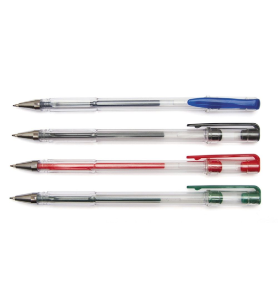 Długopis ze Skuwką Żelowy 0,5mm Zielony Gep 9022 96-542095 Taurus