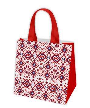 Torba Na Zakupy Soniczna Laminowana 38x35x10,5cm  Mix Kol Greenbag