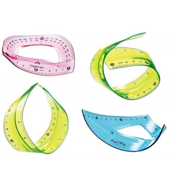Zestaw Geometryczny Elastyczny 30 cm KR971105  Keyroad
