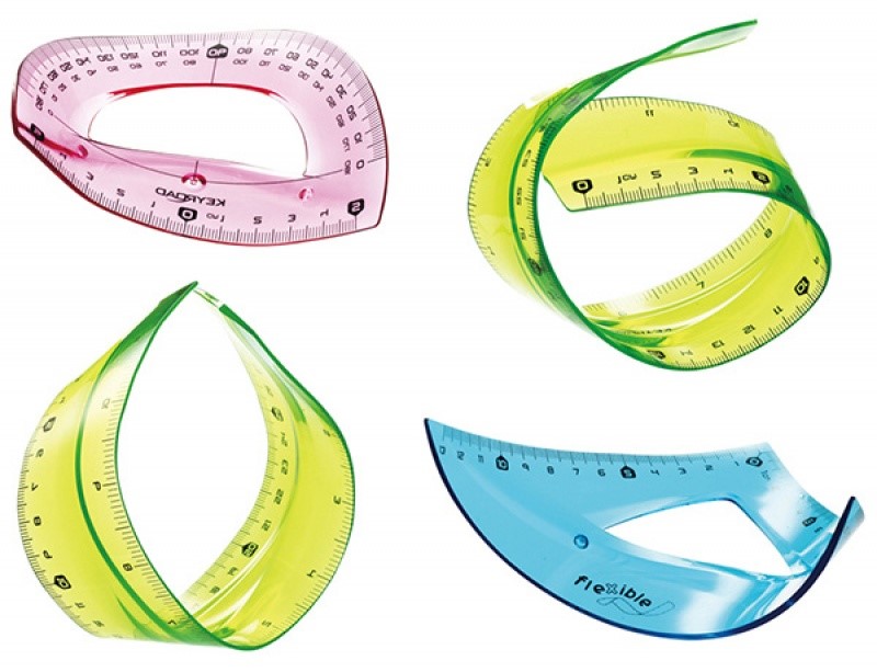 Zestaw Geometryczny Elastyczny 30 cm KR971105  Keyroad
