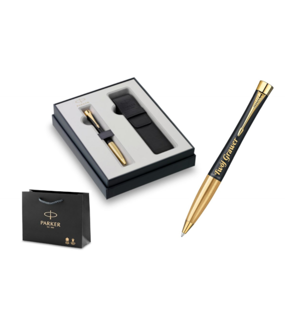 Długopis Parker z Etui PK GIFT20 URBAN MBLK GT BP M.BLU + PU PP 2121999