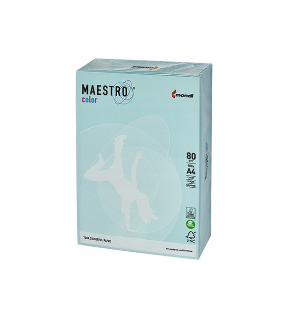 Papier xero A4 80g 250k BL29 Jasny Niebieski