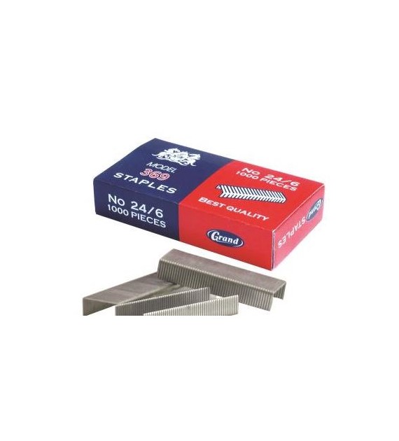 Zszywki 24/6 op.1000szt.360021 D'Rect