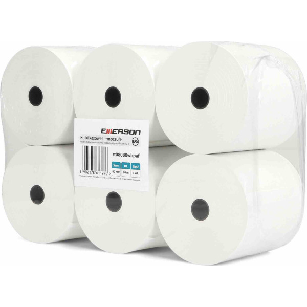 Rolka Termiczna 80mmx80m opak 6szt Emerson