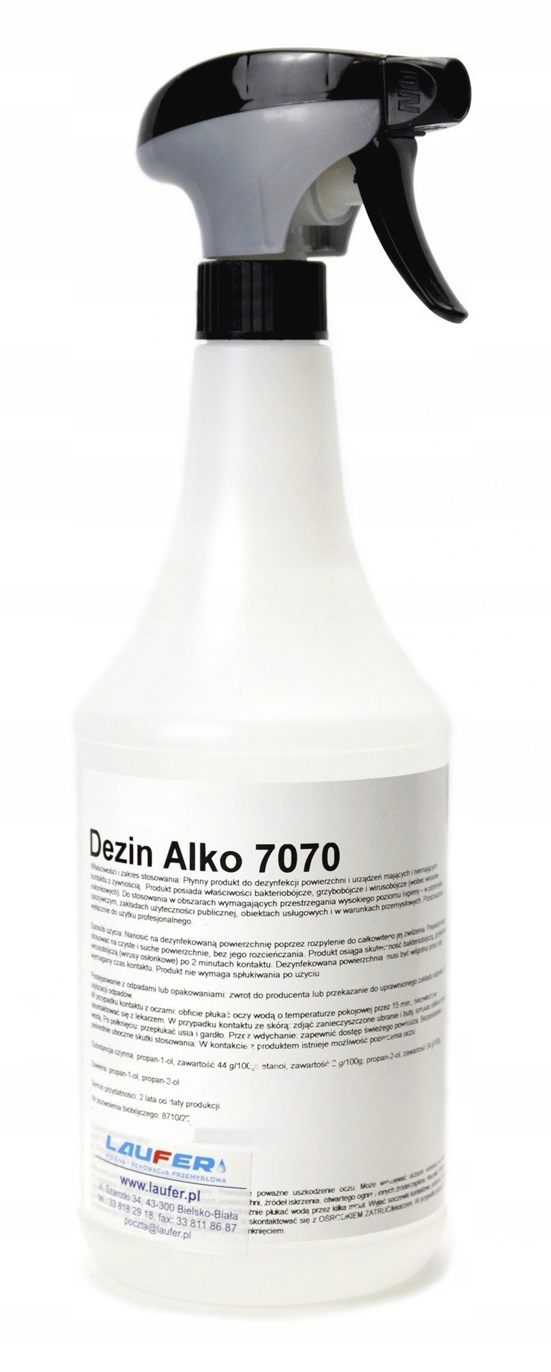 Preparat Do Dezynfekcji Powierzchni i Urządzeń 1l 01338 DezinAlko 7070