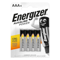 Baterie Alkaliczne Energizer AAA/LR03 1.5V opk. 4 szt.