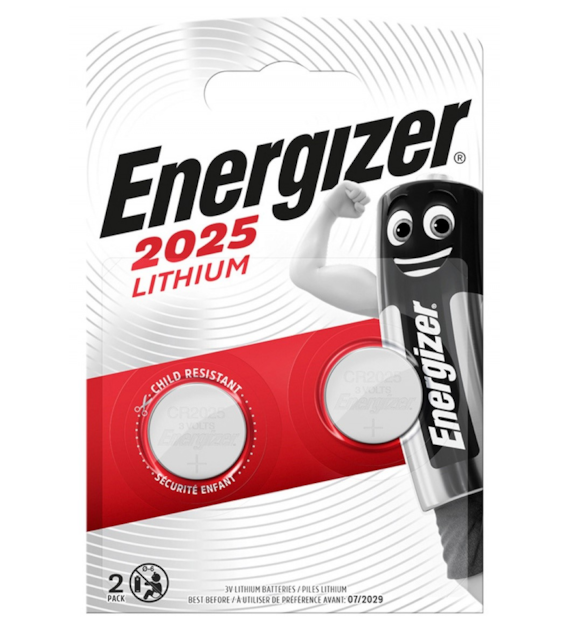 Bateria Energizer Cr2025 2018 opk. 2szt