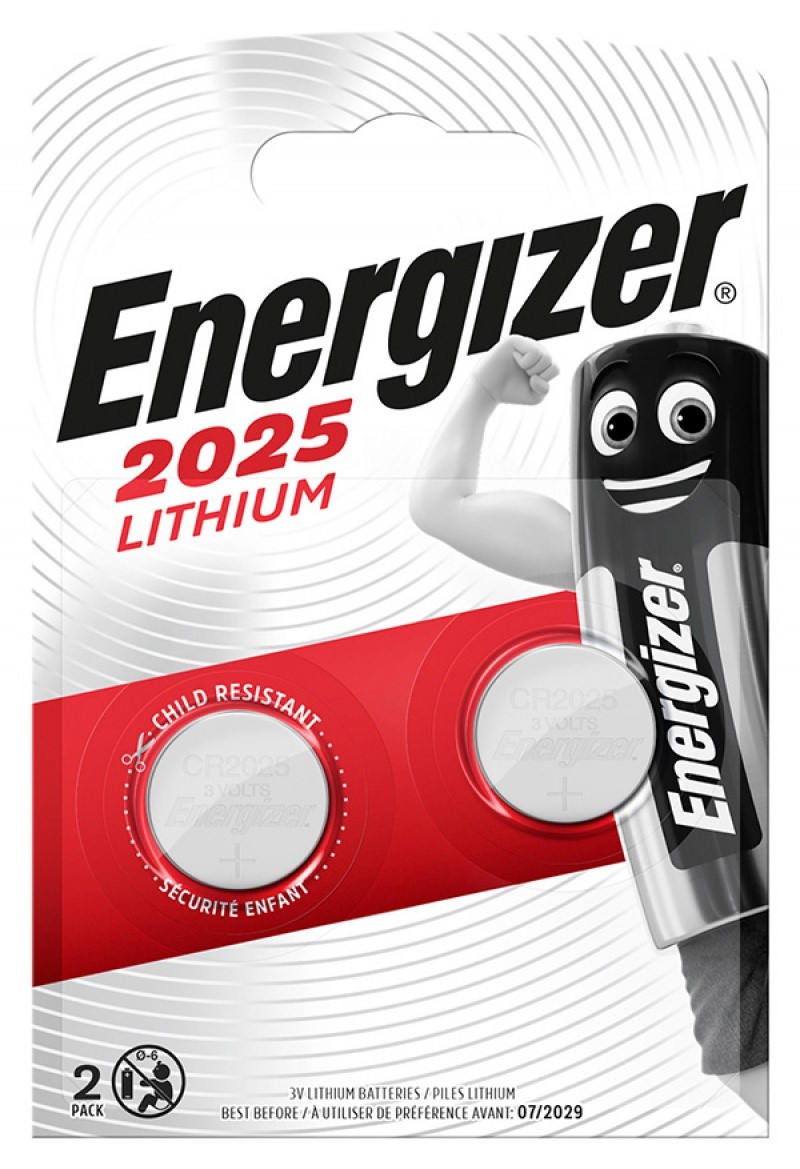 Bateria Energizer Cr2025 2018 opk. 2szt