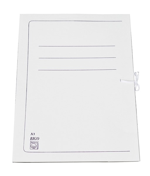 Teczka Papierowa Biała Wiązna A3 0050 Bigo