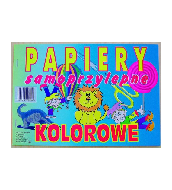 Papier Kolorowy Samoprzylepny C5 900082 Poligraf