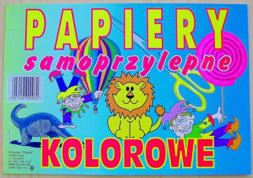 Papier Kolorowy Samoprzylepny C5 900082 Poligraf
