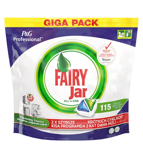 Kapsułki Do Zmywarek Fairy Jar All In One Mix Opak. 115szt. P&G