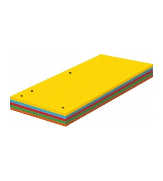 Przekładki Papierowe Do Segregatora 1/3 A4 opak 100szt 235x105mm Mix Kolor Emerson